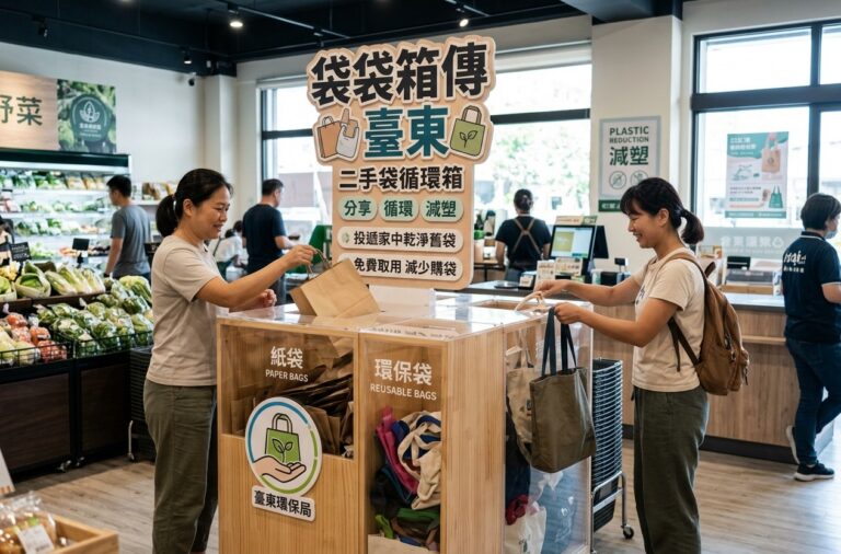 臺東「袋袋箱傳」再升級！全縣據點擴增至29處 力邀在地店家攜手減塑