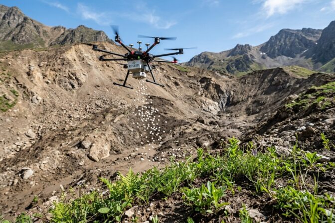 種子變「珍珠」再搭無人機空投！ 宜蘭大學新技術助崩塌地復育