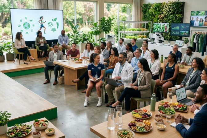 植物性飲食從餐盤走向運動與淨零 北科大跨界論壇近300人共探健康永續